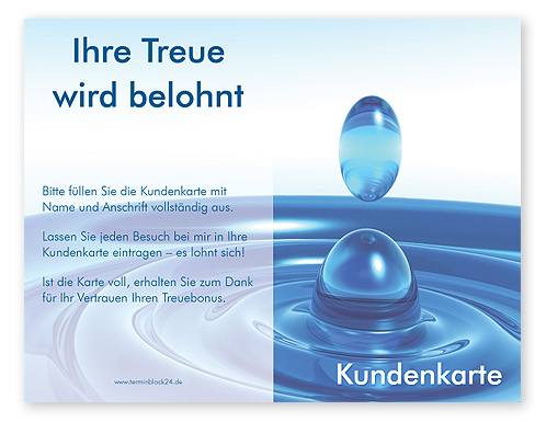 Kundenkarte "Philosophie" Kundenkarte "Philosophie"