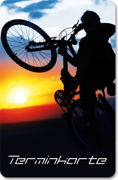 1204010256 Terminkarte "mountainbike" Terminkarte "mountainbike"