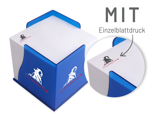 1018190011 Zettelbox Wave Frost im Siebdruck Zettelbox Wave Frost im Siebdruck