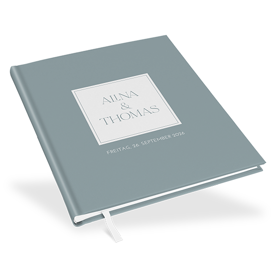 Gästebuch Hochzeit - Minimalistisch "Nordic Shore"