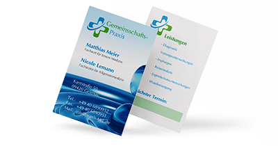 Ärzte Visitenkarten  Ärzte Visitenkarten