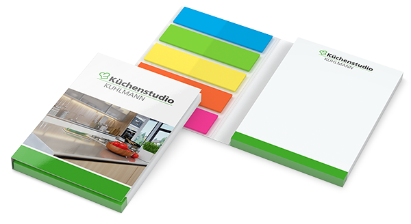 Werbe-Set: Haftnotizen & Notizbücher (300-teilig)