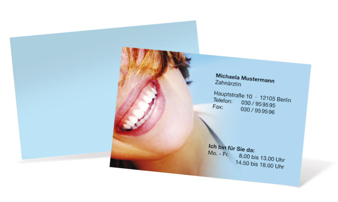 1212020135 Visitenkarte "healthy Smiles" Landscape Visitenkarte "healthy Smiles" Landscape