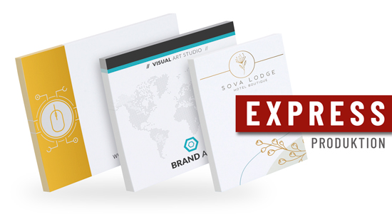Haftnotizen in Express-Produktion