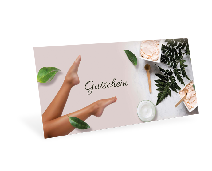 Gutscheinkarte Classic "Verwöhnte Füße"