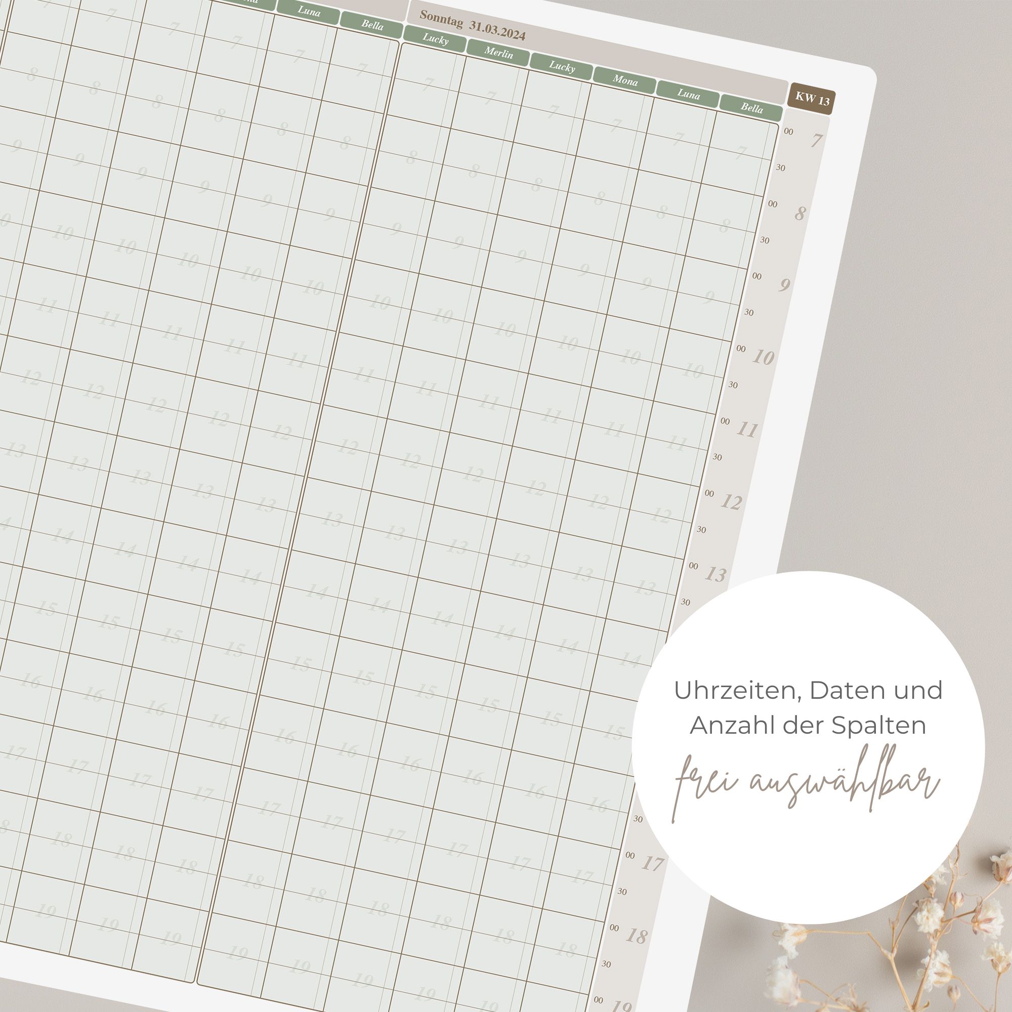 Individueller Terminplaner / Terminkalender in deinem Wunschformat Individueller Terminplaner / Terminkalender in deinem Wunschformat