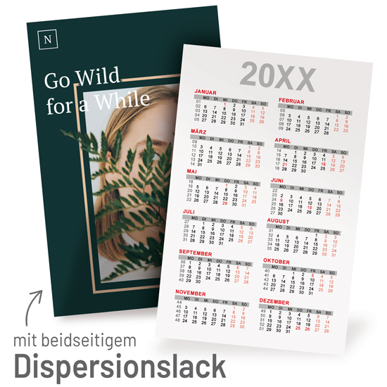 1621010101 Scheckkarten-Kalender TakeOne Scheckkarten-Kalender TakeOne