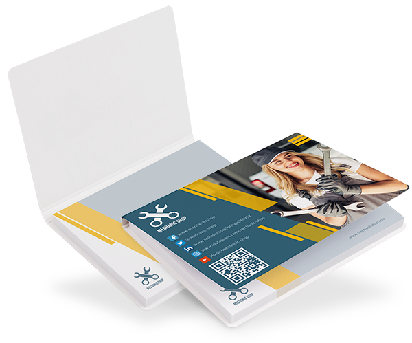 BIZSTIX® BusinessCard - die Haftnotiz-Visitenkarte