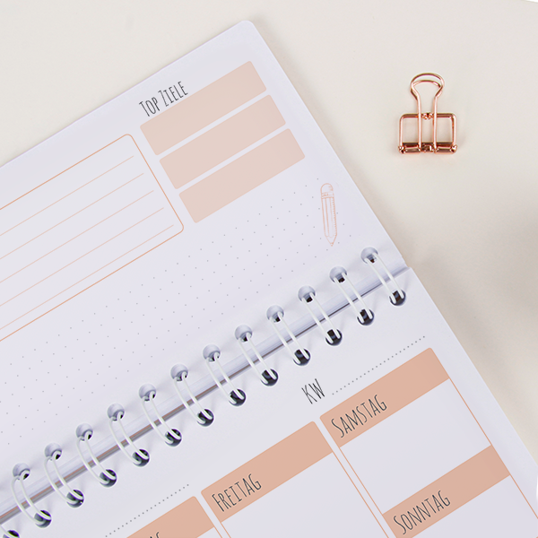 Marthiesens® Tischquerkalender "Peach" Marthiesens® Tischquerkalender "Peach"