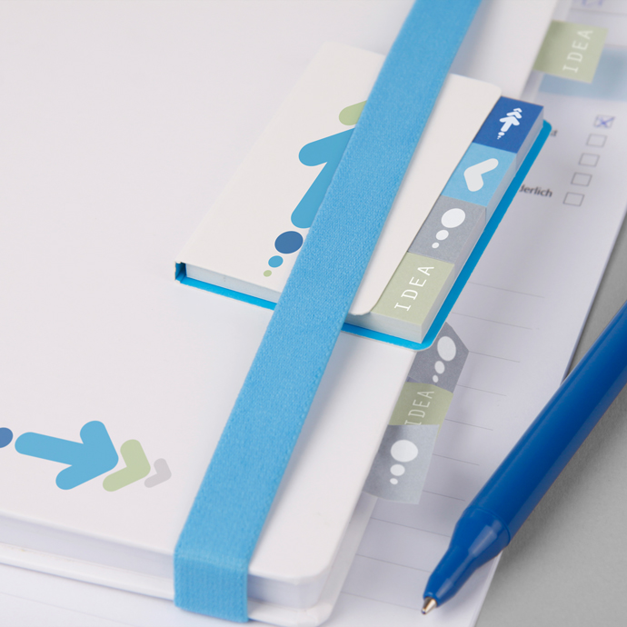 Wie kann ich mein Notizbuch A5 personalisieren und bedrucken lassen?