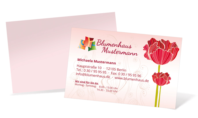 1212020321 Visitenkarte "Chinesischer Garten" Landscape Visitenkarte "Chinesischer Garten" Landscape