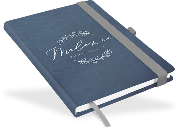 "Purple Navy" - DIN A5 mit deinem Umschlagdesign "Purple Navy" - DIN A5 mit deinem Umschlagdesign