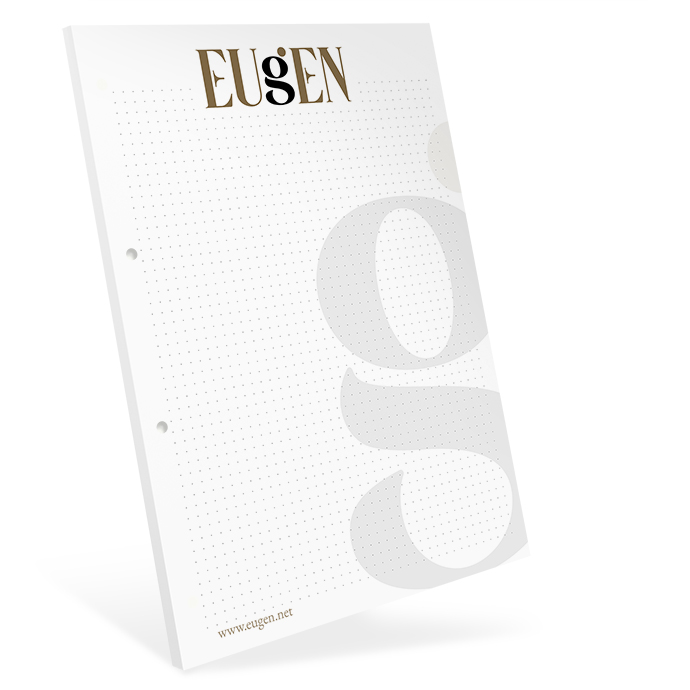 Notizblock Premium DIN A4 + Abheftlochung Notizblock Premium DIN A4 + Abheftlochung