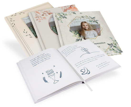 GB-21000-Kom Personalisiertes Gästebuch Kommunion Personalisiertes Gästebuch Kommunion