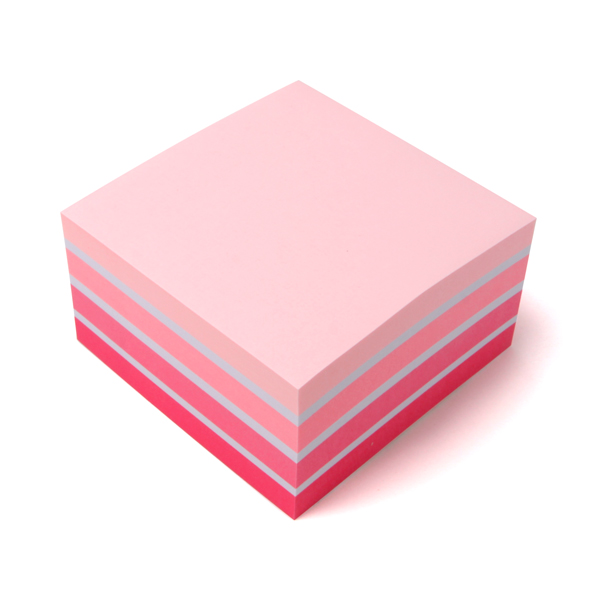 Post-it® Haftnotiz-Würfel pink