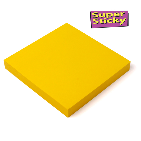 1410120100 Post-it® Super Sticky Notes 76 x 76 mm narzissengelb Post-it® Super Sticky Notes 76 x 76 mm narzissengelb