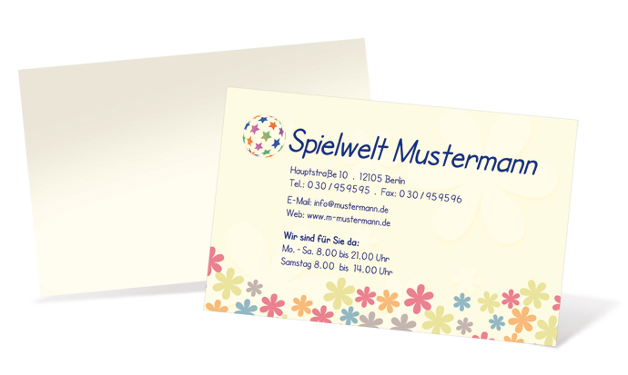 Visitenkarte "70er" Landscape Visitenkarte "70er" Landscape