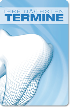 Terminkarte "Zahnweiß" Terminkarte "Zahnweiß"