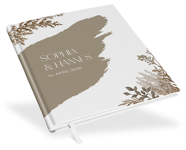 Gästebuch Hochzeit - Boho "Earthstroke"