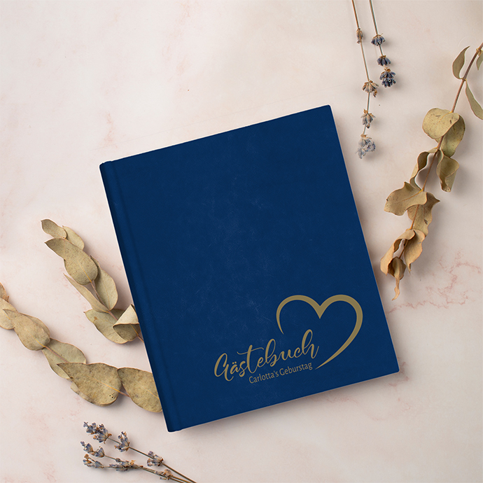 Gästebuch Royalblau Gästebuch Royalblau