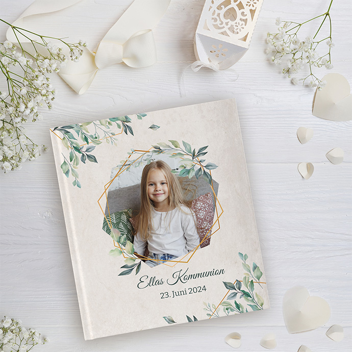 Personalisiertes Gästebuch Kommunion Personalisiertes Gästebuch Kommunion