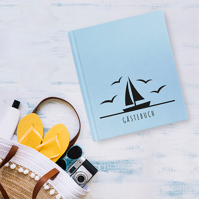 Gästebuch Ferienwohnung Hellblau Gästebuch Ferienwohnung Hellblau