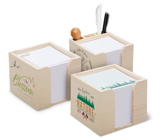 Zettelboxen aus echtem Holz Zettelboxen aus echtem Holz