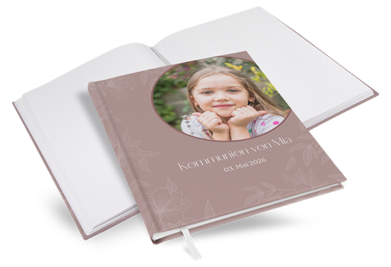 Gästebuch Kommunion "Floral Harmony"