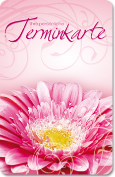 Terminkarte "Gerbera"