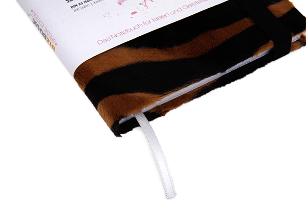 BIZBOOX® Zebra Fellimitat dunkel DIN A5 BIZBOOX® Zebra Fellimitat dunkel DIN A5