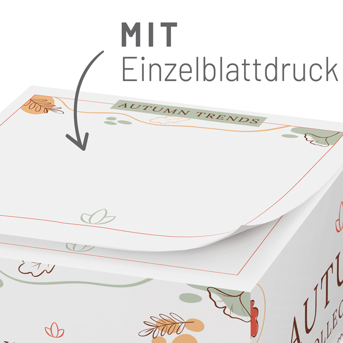 Notiz-Zettelklotz 10 x 10 x 5 cm im Siebdruck auf Mini-Holzpalette Notiz-Zettelklotz 10 x 10 x 5 cm im Siebdruck auf Mini-Holzpalette