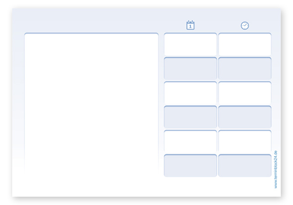 Terminzettel Classic #5.6 Terminzettel Classic #5.6