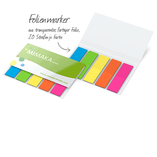 BIZSTIX® Haftnotiz-Pagemarker Short Cover