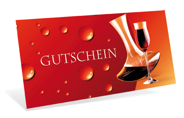 Gutscheinkarte Classic "edler Tropfen" Gutscheinkarte Classic "edler Tropfen"
