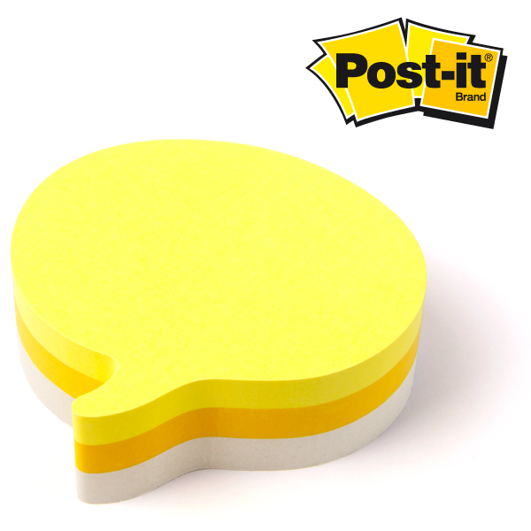 1410090300 Post-it® Notes Speech Bubble Shaped Post-it® Notes Speech Bubble Shaped