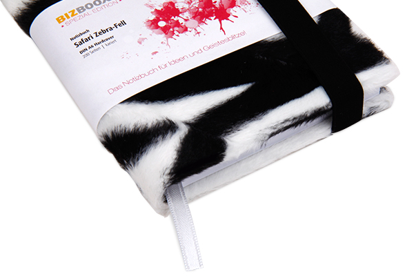 BIZBOOX® Zebra Fellimitat DIN A6 BIZBOOX® Zebra Fellimitat DIN A6