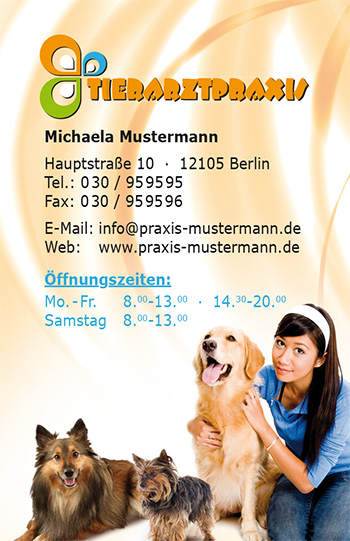 Visitenkarte "Freunde fürs Leben" Visitenkarte "Freunde fürs Leben"