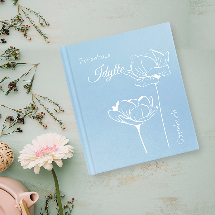 Gästebuch Ferienwohnung Hellblau Gästebuch Ferienwohnung Hellblau