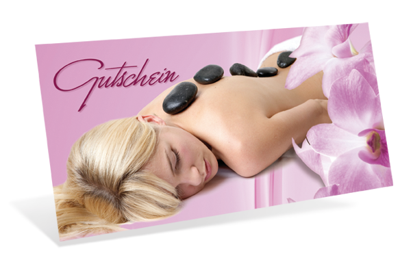 Gutscheinkarte Classic "hotstone" Gutscheinkarte Classic "hotstone"