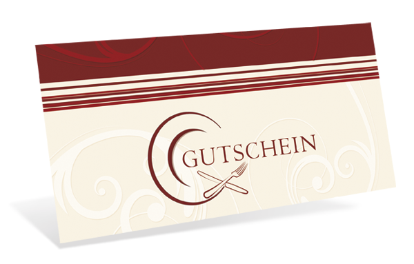 Gutscheinkarte Classic "dishes" Gutscheinkarte Classic "dishes"