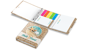 Pocket-Set Hardcover mit Mini-Metall-Kugelschreiber 