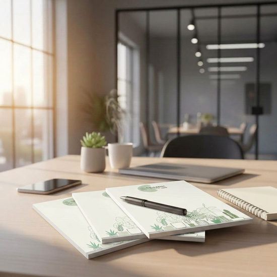 Welche Bindungen und Papiervarianten gibt es bei A5 Notizblöcken?