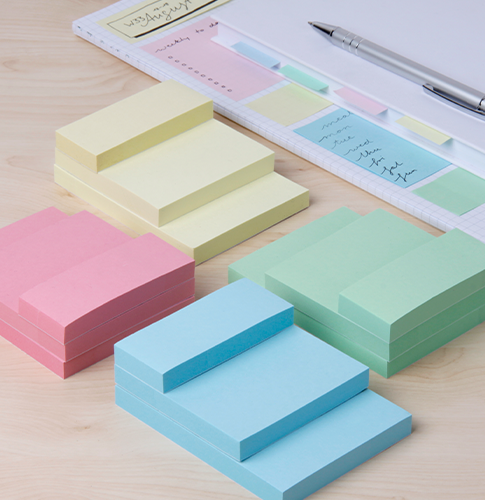 BIZSTIX® Office – Haftnotizen in verschiedenen Pastellfarben