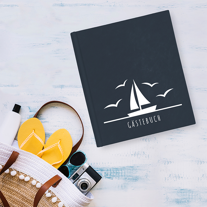 Gästebuch Ferienwohnung Marineblau Gästebuch Ferienwohnung Marineblau