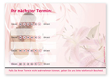 1215010408 Terminzettel "natürlich schön" - 4 Termine mit Wochentagen Terminzettel "natürlich schön" - 4 Termine mit Wochentagen