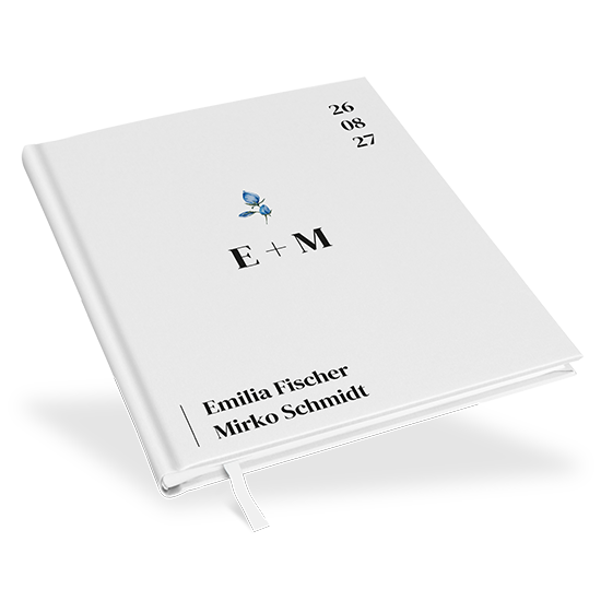 Gästebuch Hochzeit - Minimalistisch "Kreta"