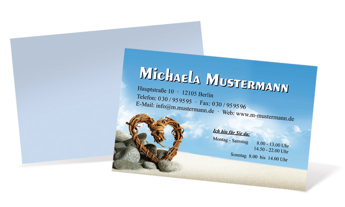 Visitenkarte "Strandgut" Landscape Visitenkarte "Strandgut" Landscape