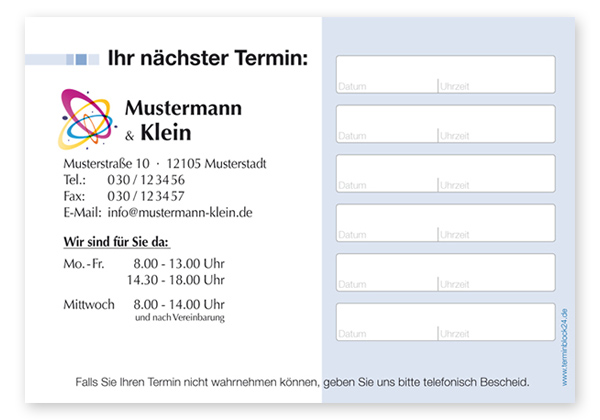 Terminzettel Classic #2.6