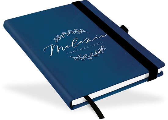 "Cosmic Cobalt" - DIN A5 mit deinem Umschlagdesign