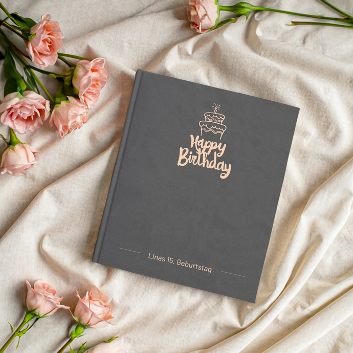 Gästebuch Geburtstag Grau Gästebuch Geburtstag Grau